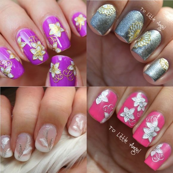 ⭐️3 for $20⭐️ 10X Nail Art Sticker Bundle - Picture 1 of 8